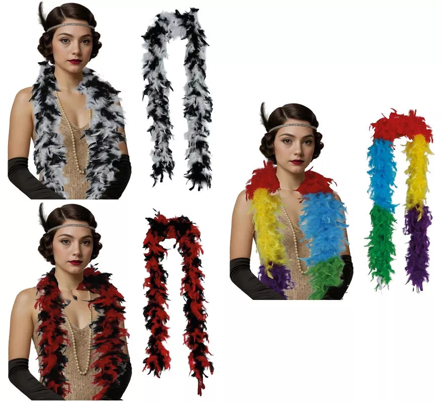 Translation missing: it.Boa de 80 g de plumas en varios colores