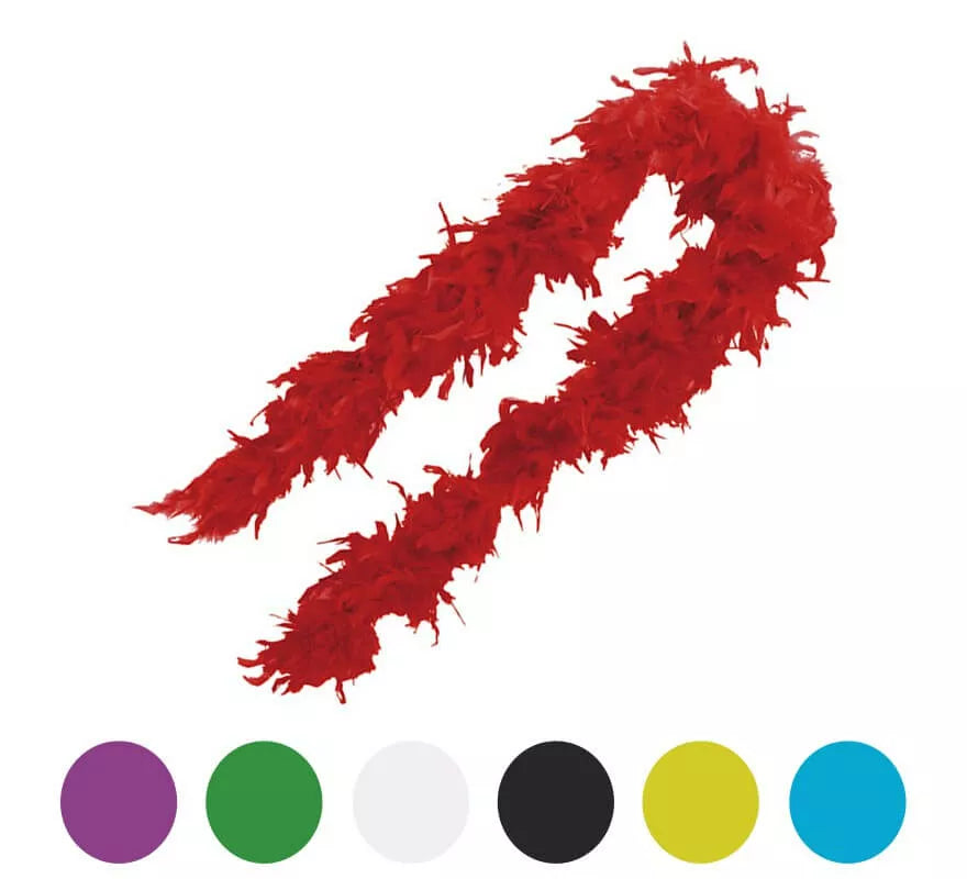 Translation missing: it.Boa de pluma 75-80 gramos de 180 cm en varios colores
