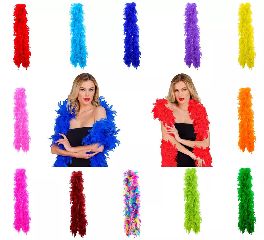 Translation missing: it.Boa de Plumas de 1,80 m y 80 g en varios colores