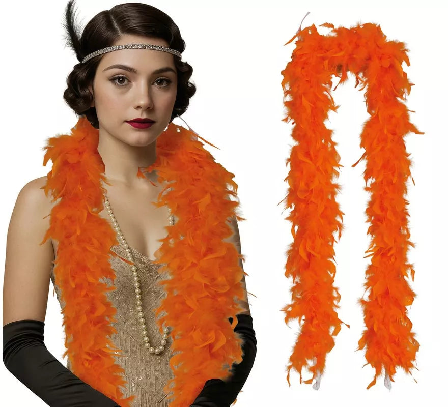 Boa de Plumas de 80 g en varios colores