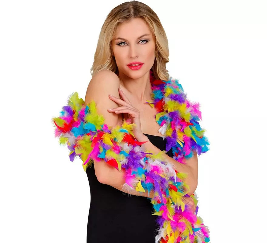 Translation missing: it.Boa de Plumas multicolor de 1,80 mts