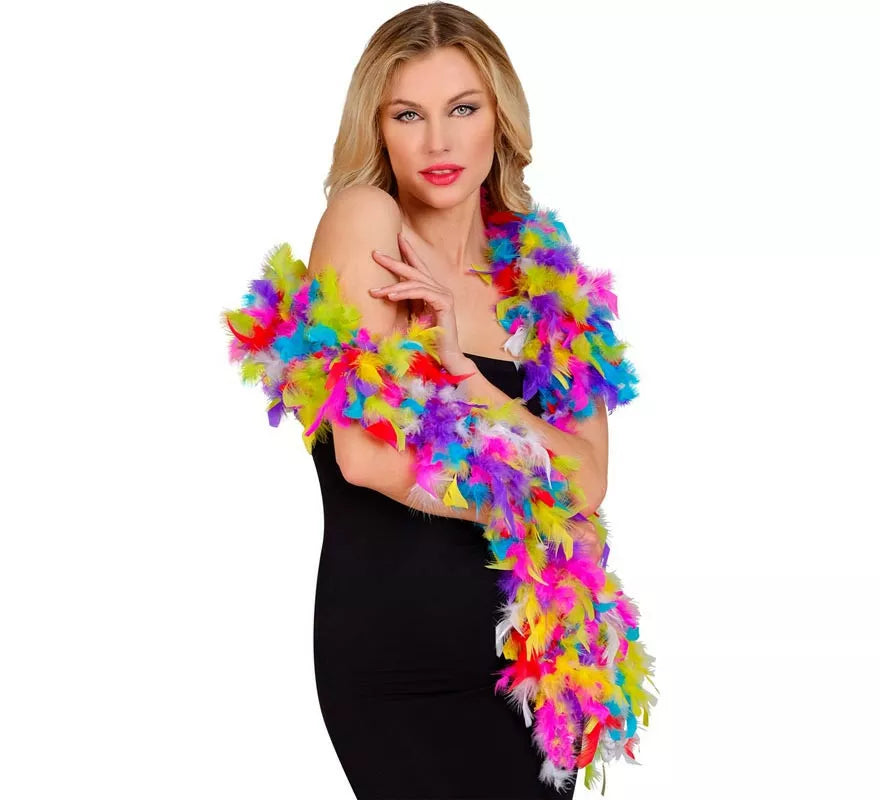 Translation missing: it.Boa de Plumas multicolor de 1,80 mts