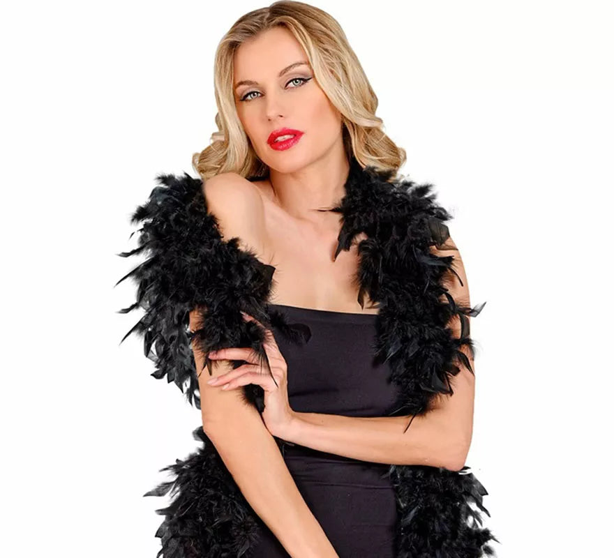 Translation missing: it.Boa de Plumas negra de 1,80 m y 50 g
