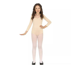 Body o maglia beige a maniche lunghe per bambini