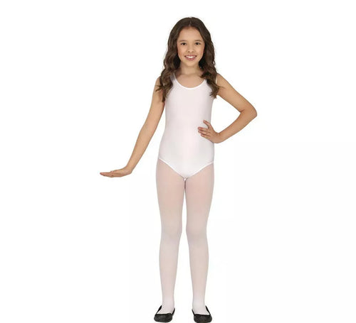 Body o Maillot Blanco sin mangas para niños