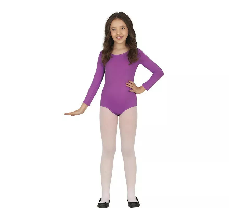 Translation missing: it.Body o Maillot Lila manga larga para niños