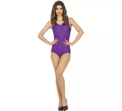 Body o maglia lilla senza maniche da donna