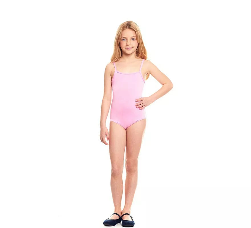 Translation missing: it.Body o Maillot Punto con tirantes rosa para niña