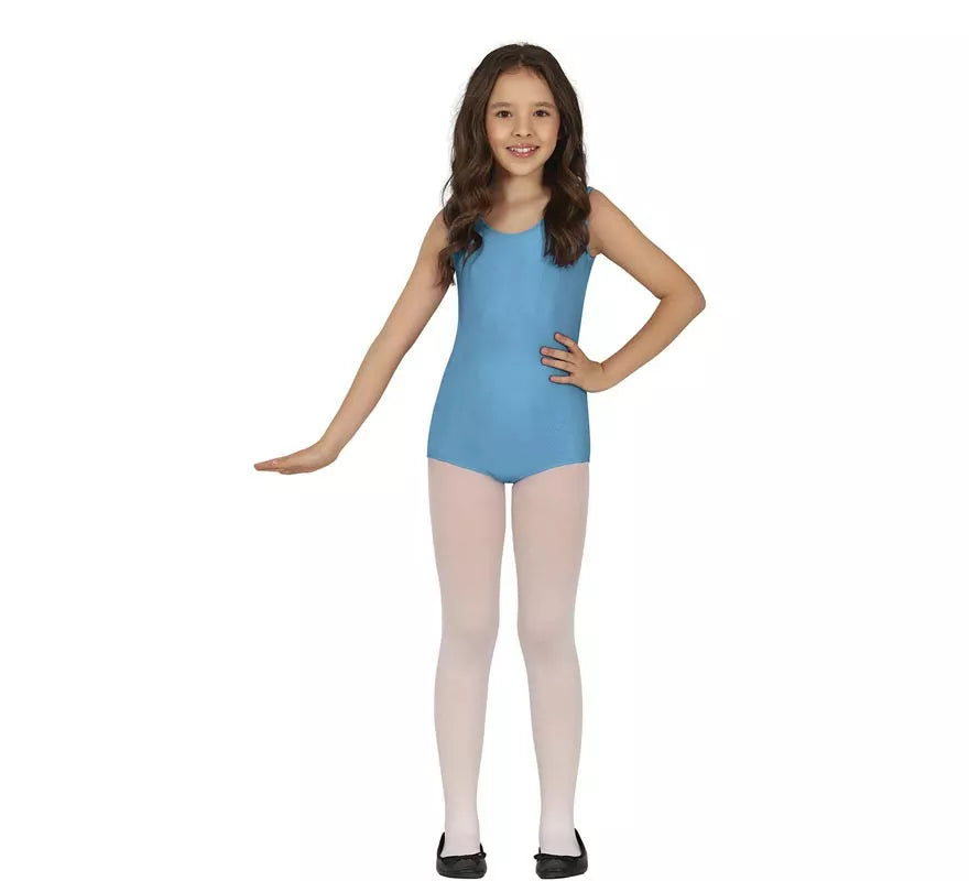 Body o Maillot Turquesa sin mangas para niños