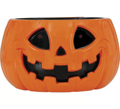 Ciotola di zucca da 15 cm con suono e luce di movimento