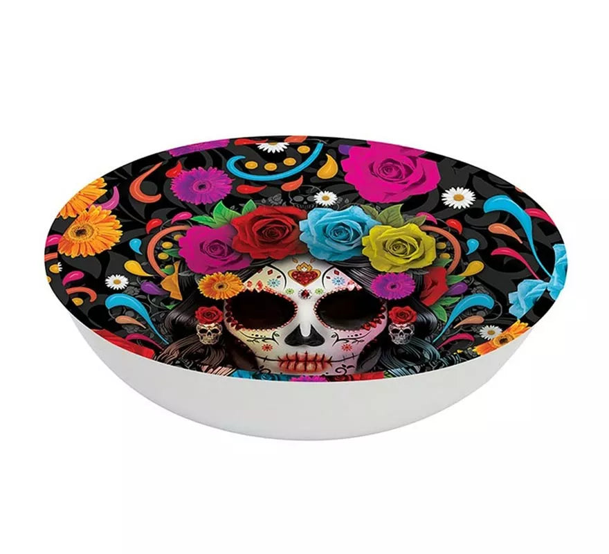 Translation missing: es.Bol Catrina colorida de plástico de 32 cm