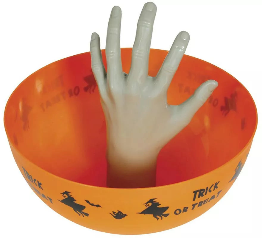 Translation missing: es.Bol naranja con Mano 25 cm