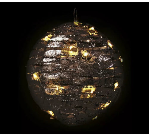 Bola de 20 Led de Tela con Luz de 20 cms