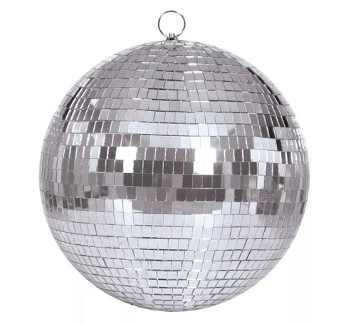 Bola Espejos Discoteca Plateado de los años 70 de 10 cm