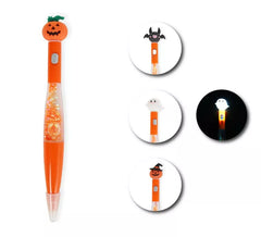 Penna di Halloween in modelli assortiti con luce 17,5 cm