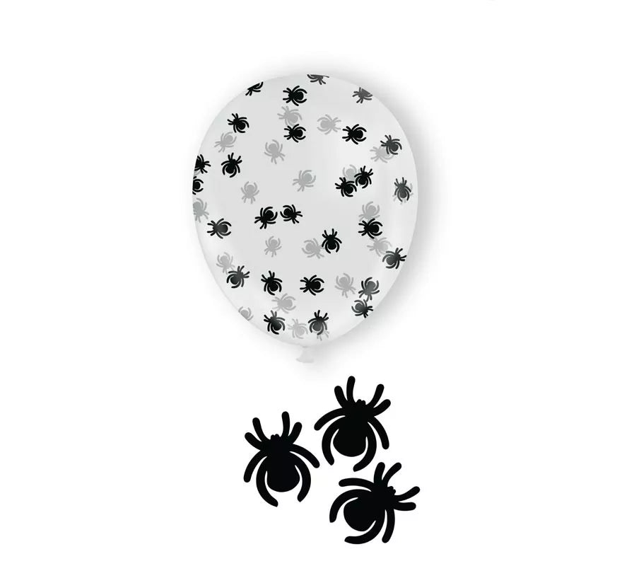 Translation missing: es.Bolsa 10 Globos con Confeti Araña