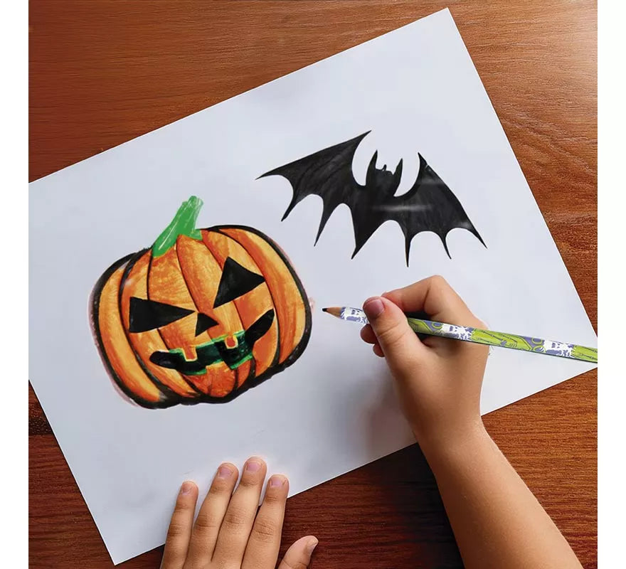Translation missing: it.Bolsa de 12 Lápices Halloween de 18,5 cm