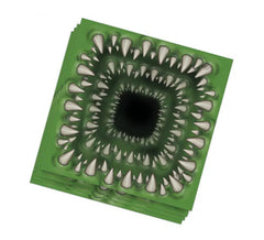 Sacchetto 20 tovaglioli bocca 33x33cm con denti