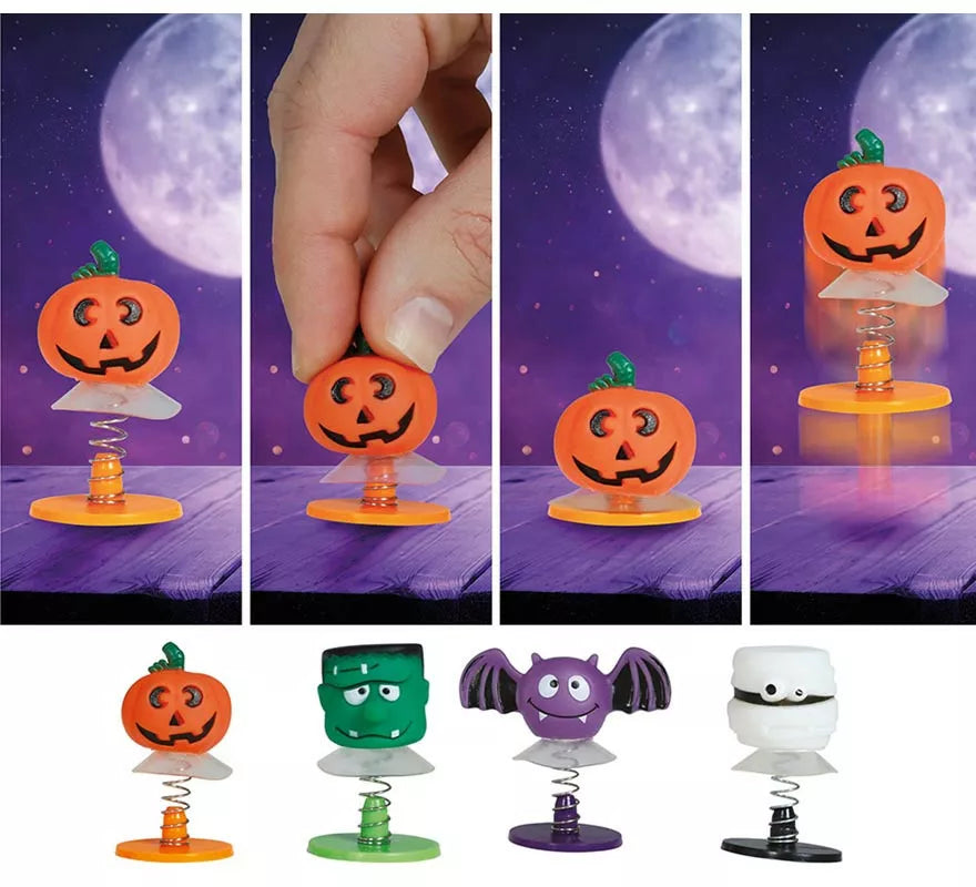 Translation missing: it.Bolsa 4 Muñecos Saltarines Halloween 4.5 cm