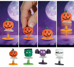 Confezione da 4 bambole saltatrici di Halloween 4,5 cm