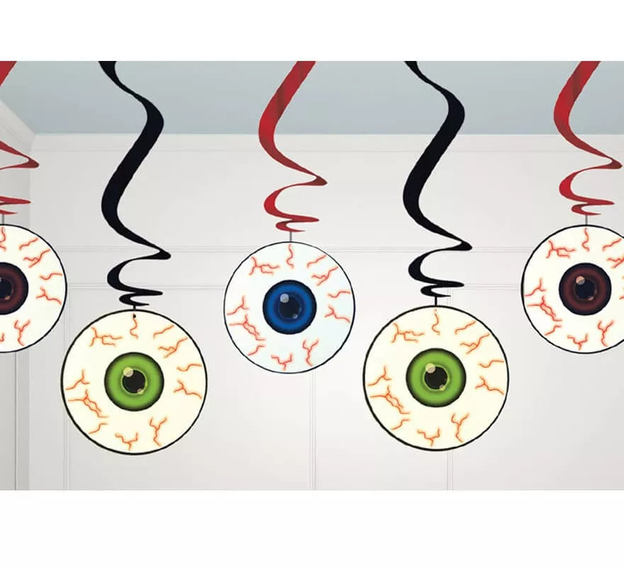 Translation missing: it.Bolsa 5 Colgantes decorativos Ojos para Halloween
