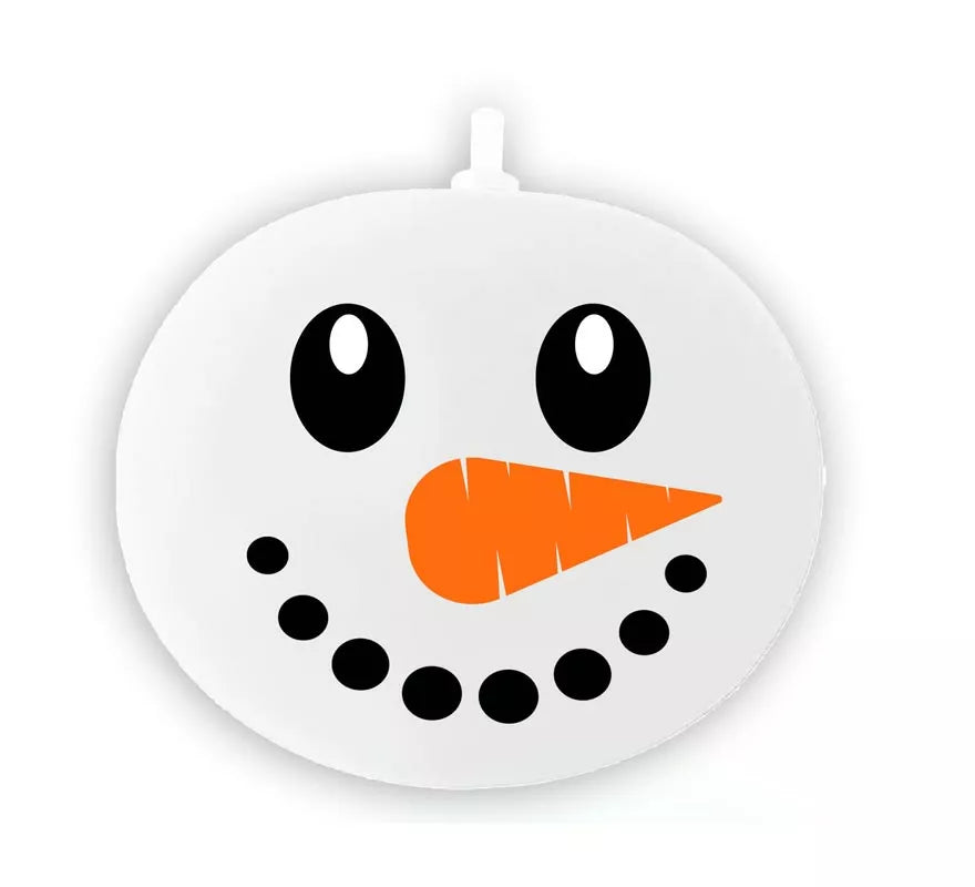 Translation missing: it.Bolsa 5 Globos Muñeco Nieve con Luz
