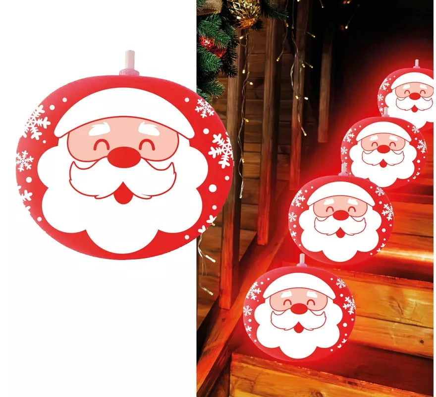 Translation missing: it.Bolsa 5 Globos Santa Claus con Luz