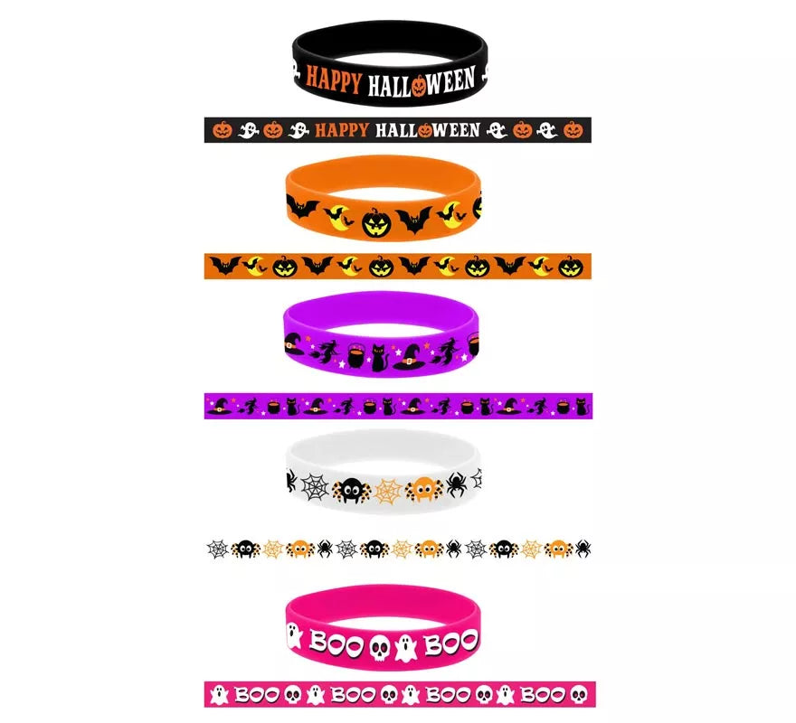 Translation missing: it.Bolsa 5 Pulseras Silicona para Halloween
