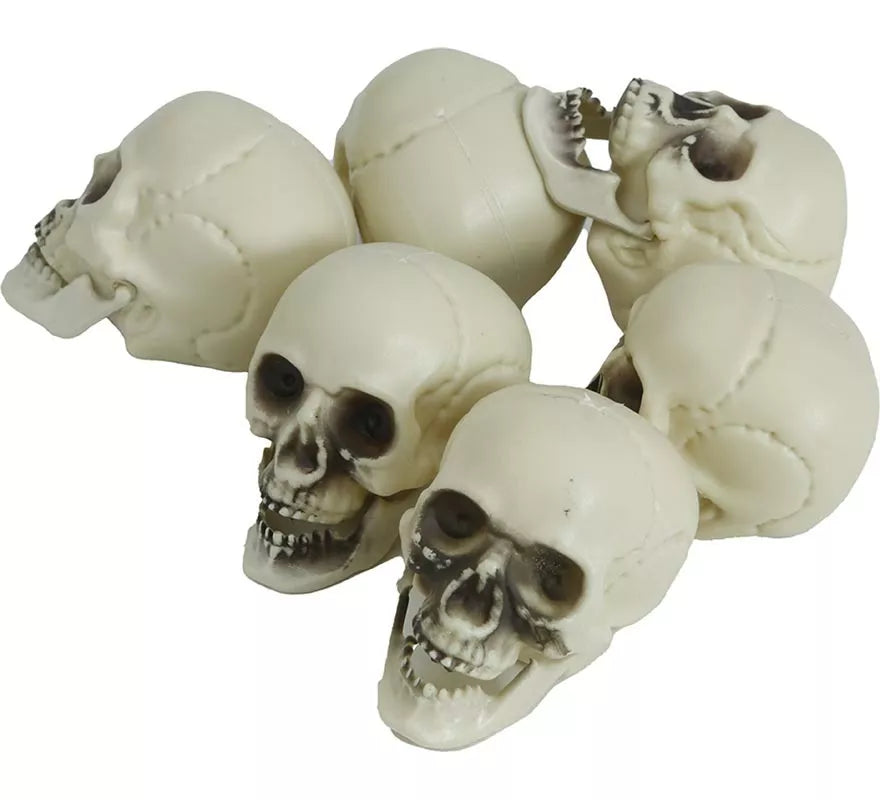 Translation missing: it.Bolsa 6 Calaveras de 6 cm