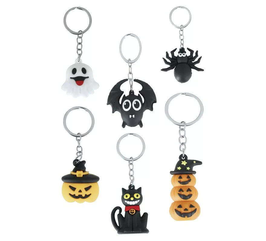Translation missing: es.Bolsa 6 Llaveros Halloween de 4.5 cm