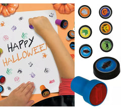 Busta da 6 francobolli Halloween 4 cm