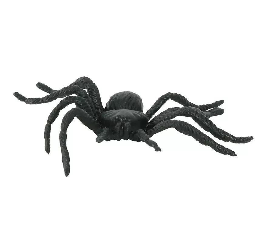 Translation missing: es.Bolsa con 8 Arañas 6 cm. para decorar en Halloween