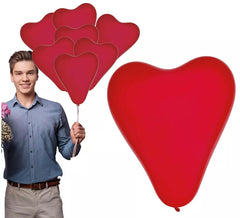 Confezione da 10 palloncini a forma di cuore