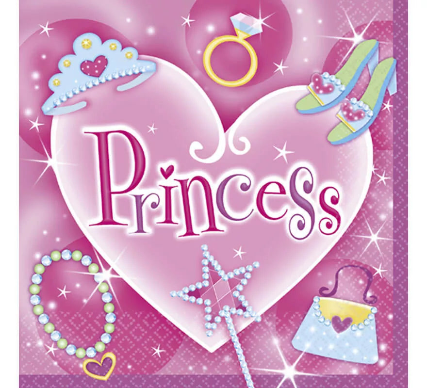 Translation missing: it.Bolsa de 16 Servilletas de las Princess de 33x33 cm