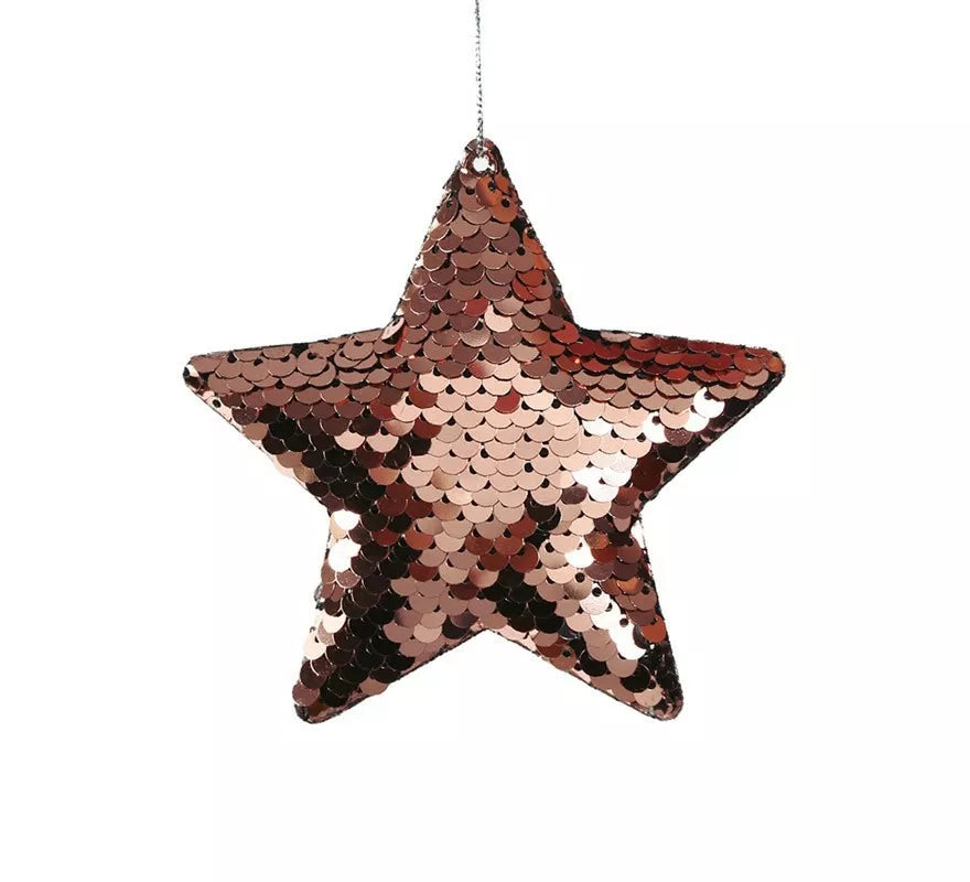 Translation missing: it.Bolsa de 2 Estrellas Lentejuelas Malva 8 cm