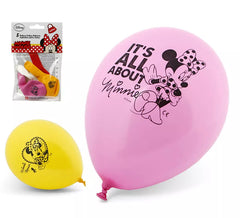 Sacchetto di 5 minnie palloncini colori assortiti di 23 cm