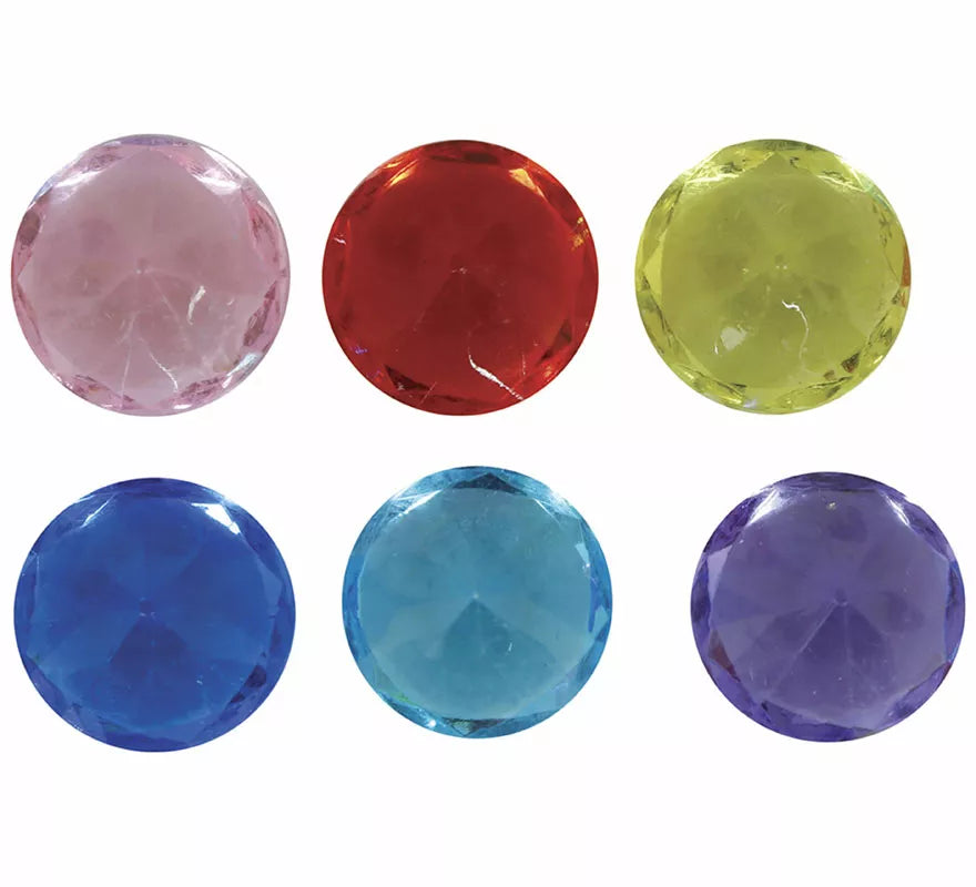 Bolsa de 50 Diamantes multicolor de 1,50 cm