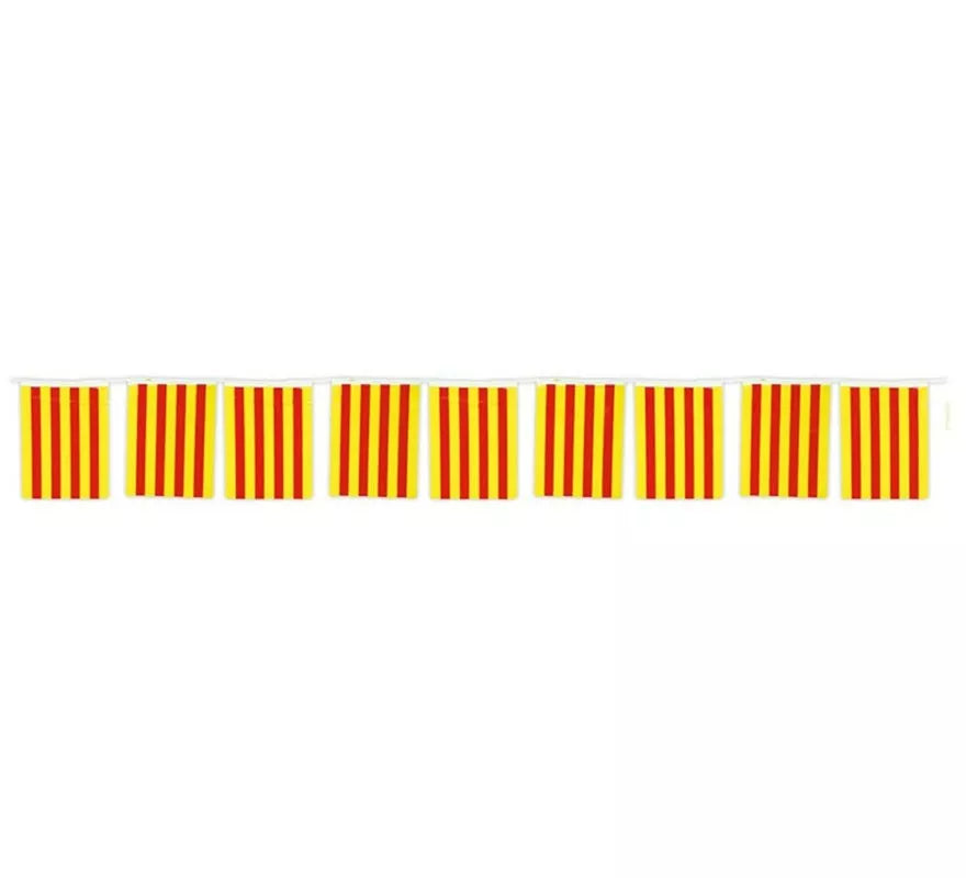 Bolsa de 50 mts. Bandera regional Catalana de Plástico
