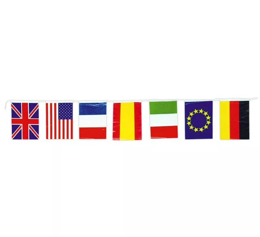 Translation missing: it.Bolsa de 50m de Bandera Internacional de 20x30cm de plástico