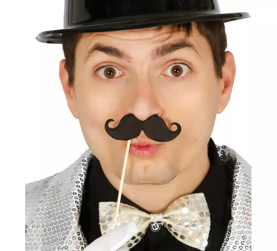 Translation missing: es.Bolsa de 6 bigotes con palo ideal para photocall