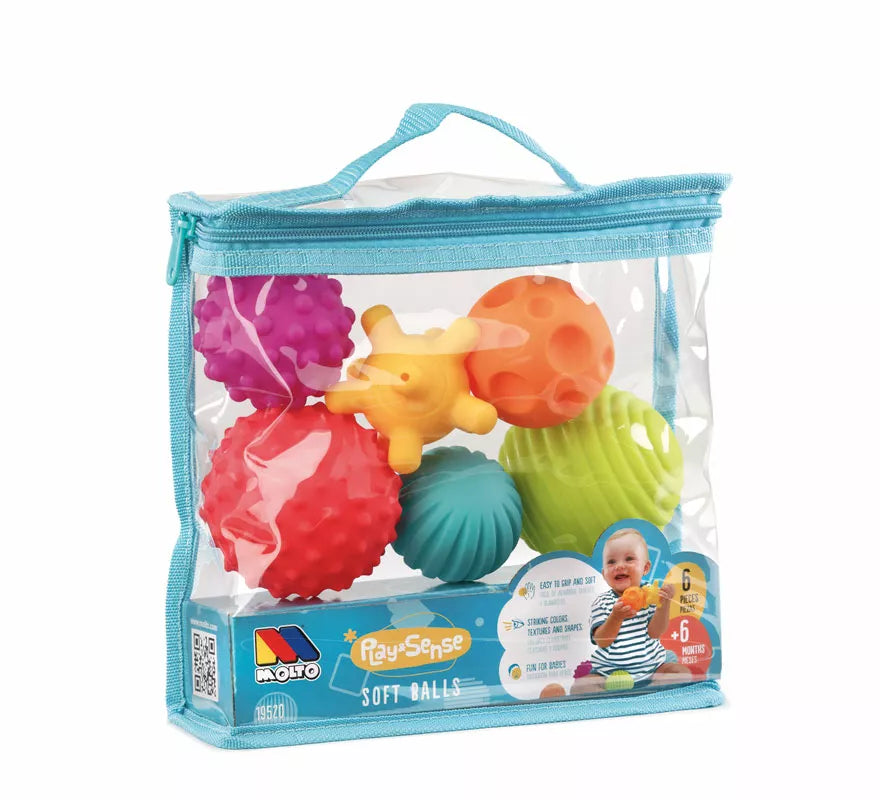 Translation missing: it.Bolsa de 6 Bolas Sensoriales para bebé