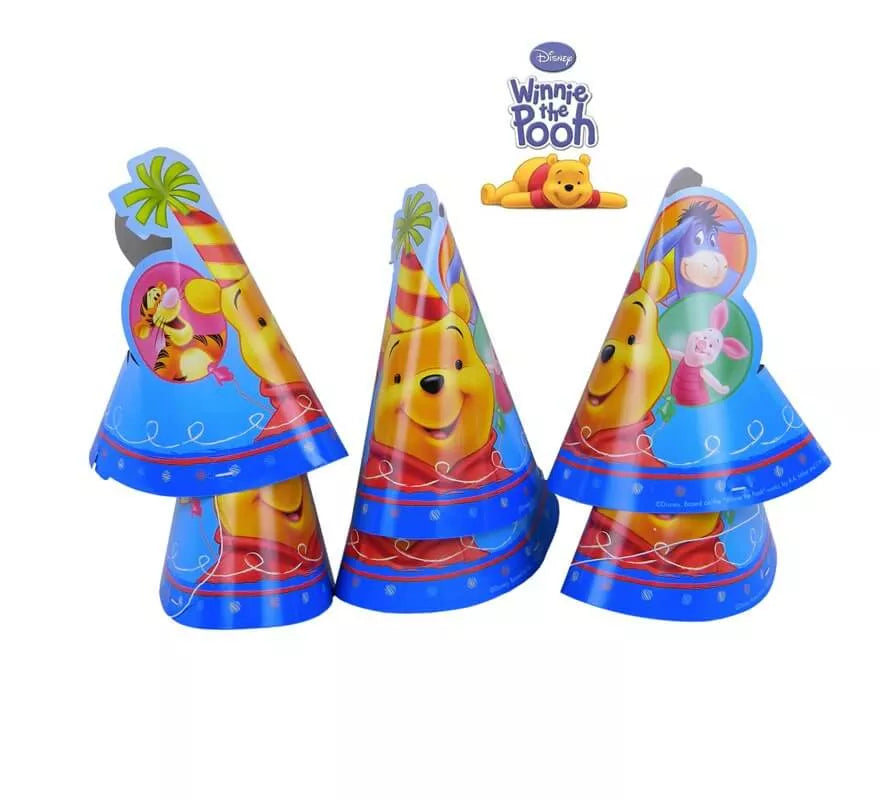 Translation missing: es.Bolsa de 6 gorros Winnie y friends