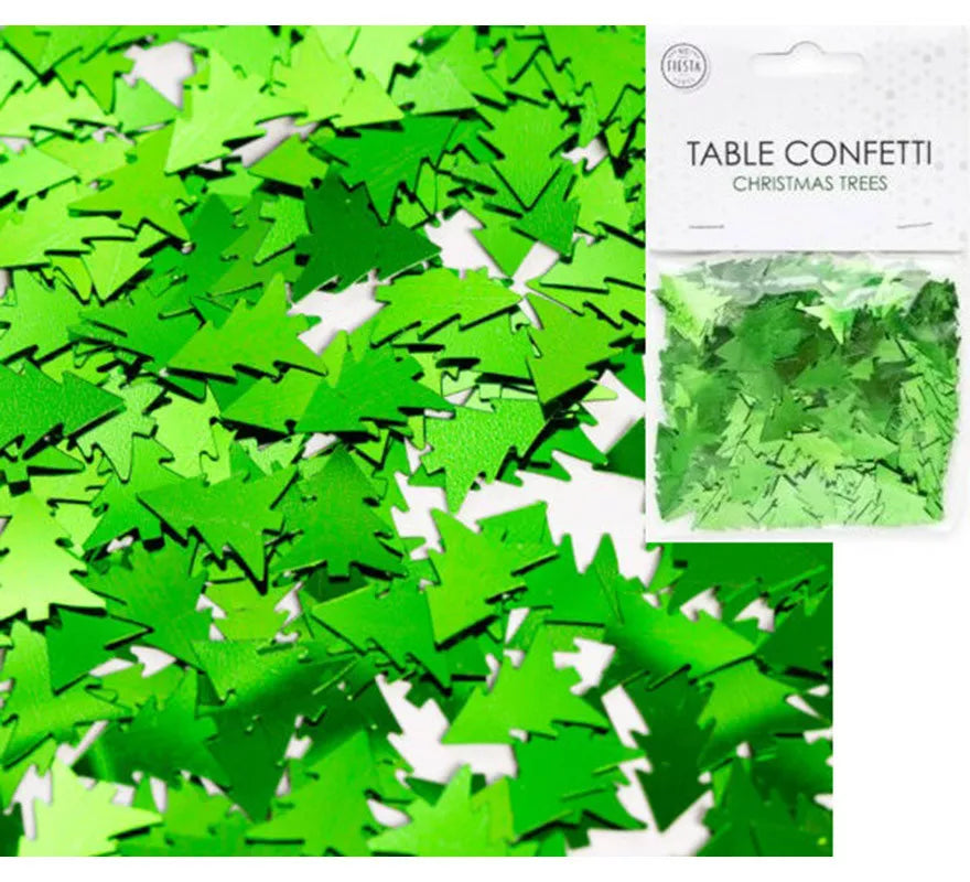 Translation missing: it.Bolsa de Confetti para mesa de Árboles de Navidad Verde de 14 g
