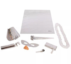 Sacchetto di cotillon metallizzato argento