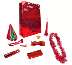Borsa per cotillon Premium rossa