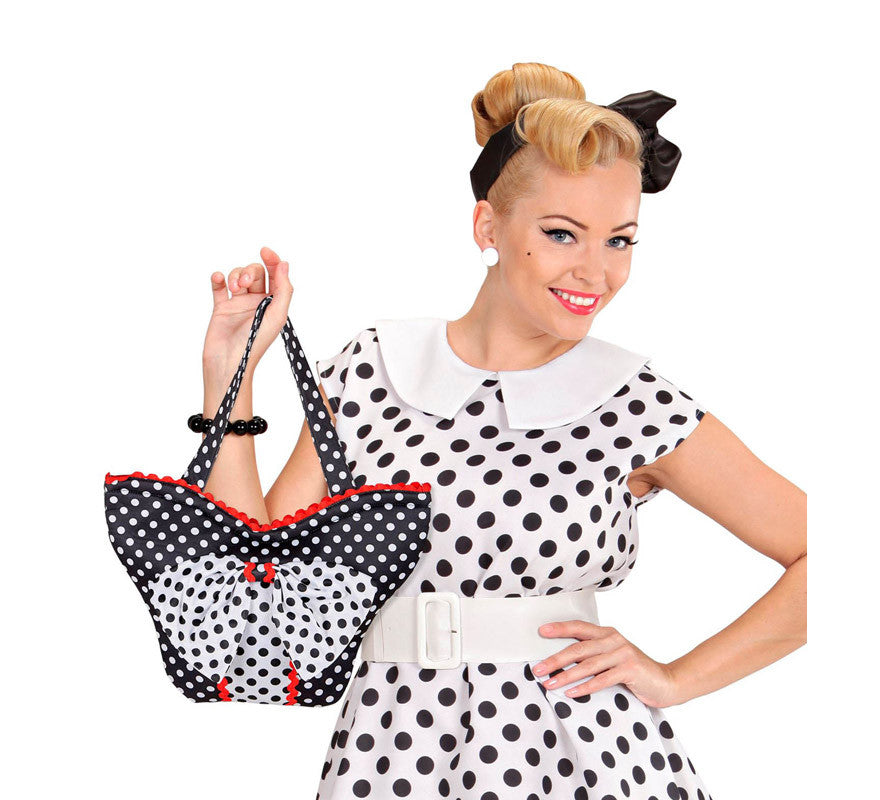 Translation missing: it.Bolsa de Moda Años 50 con lunares