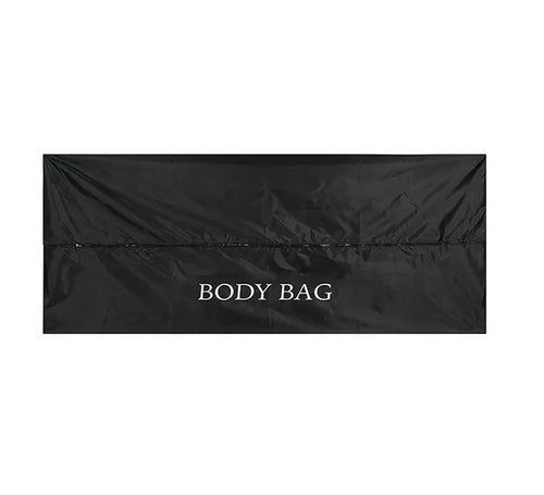 Bolsa de Morgue negra con cierre