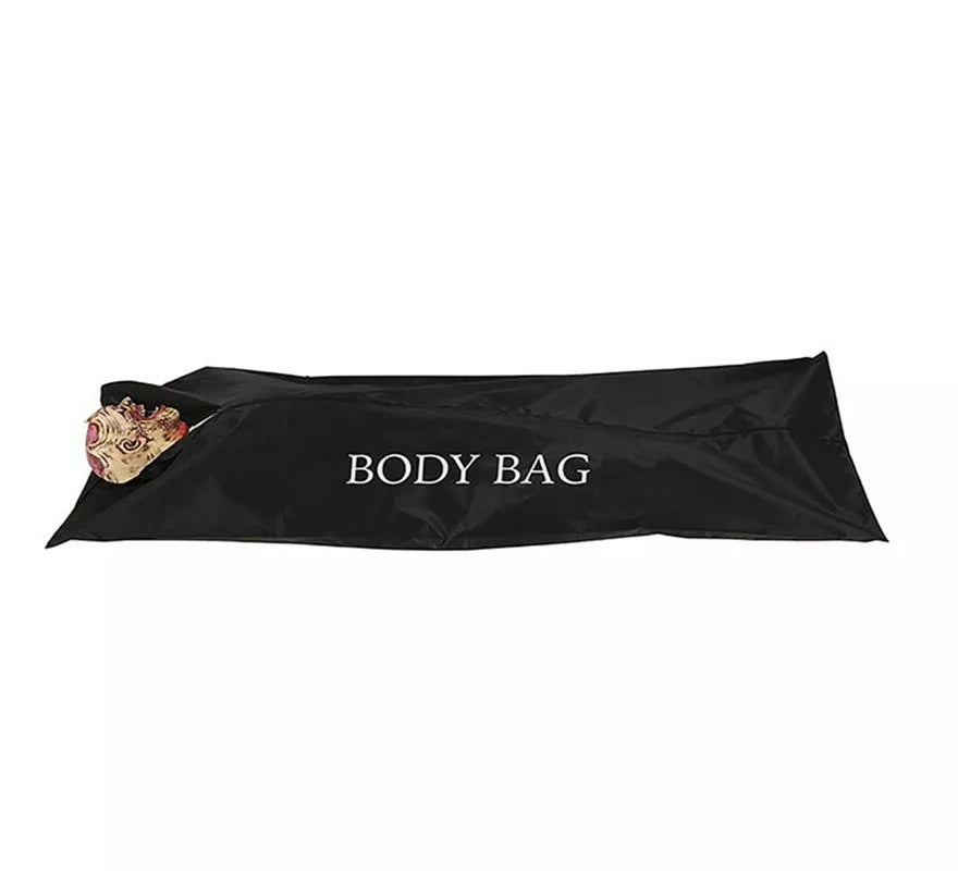 Translation missing: it.Bolsa de Morgue negra con cierre