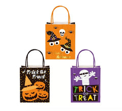 Borsa regalo Kraft di Halloween con manico 32x42x11,5 cm