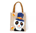 Bolsa para dulces Calavera de lino de 20x15 cm